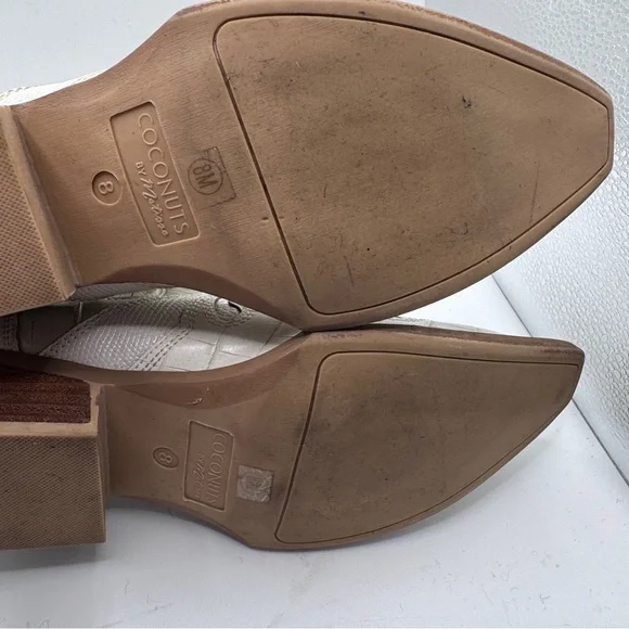 Coconuts by Matisse Otis White Vegan Western Booties - Picture 16 of 16